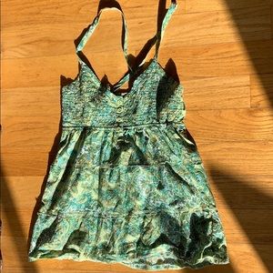 Ruched paisley blouse